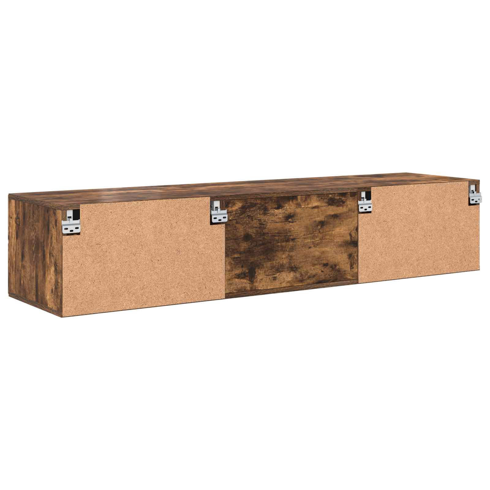 Highboard mit Regal FLORIN Weiß 60 x 35 x 182 cm Holzwerkstoff