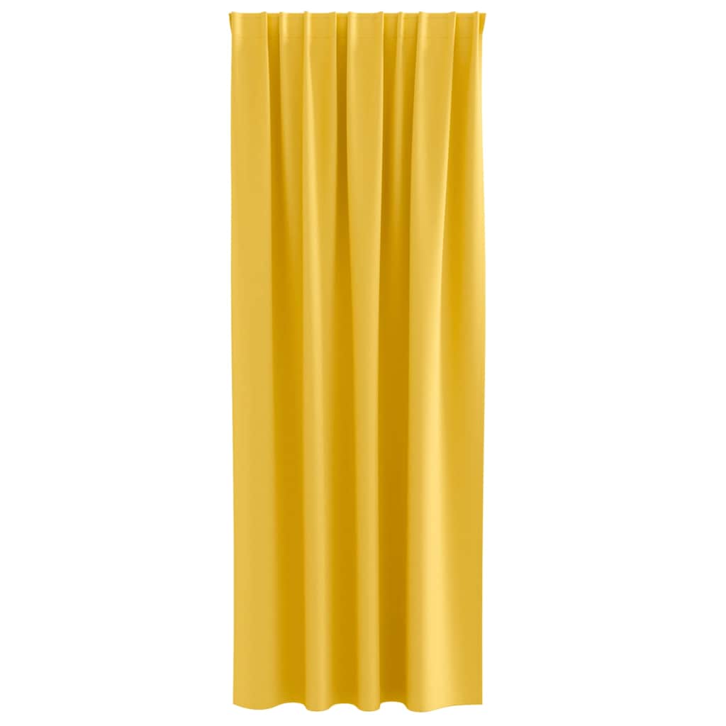 Verdunkelungs-Vorhänge mit Ringen 2 pcs Beige 140 x 140 cm