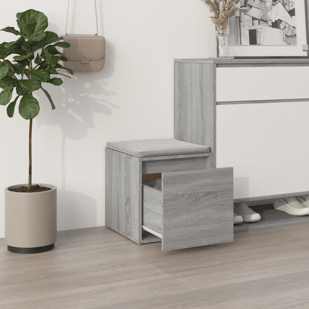 Schubladenbox Weiß 40,5x40x40 cm Holzwerkstoff
