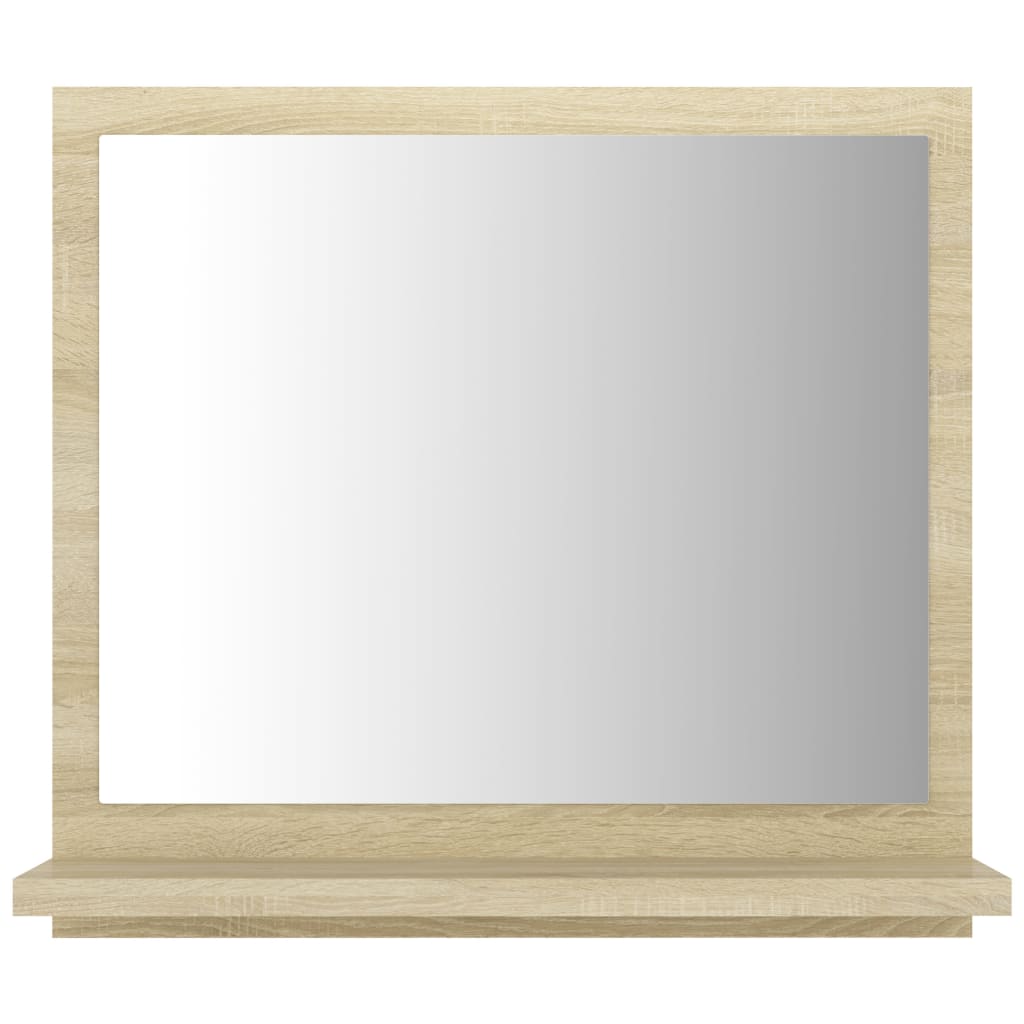 Badspiegel Weiß 40x10,5x37 cm Holzwerkstoff