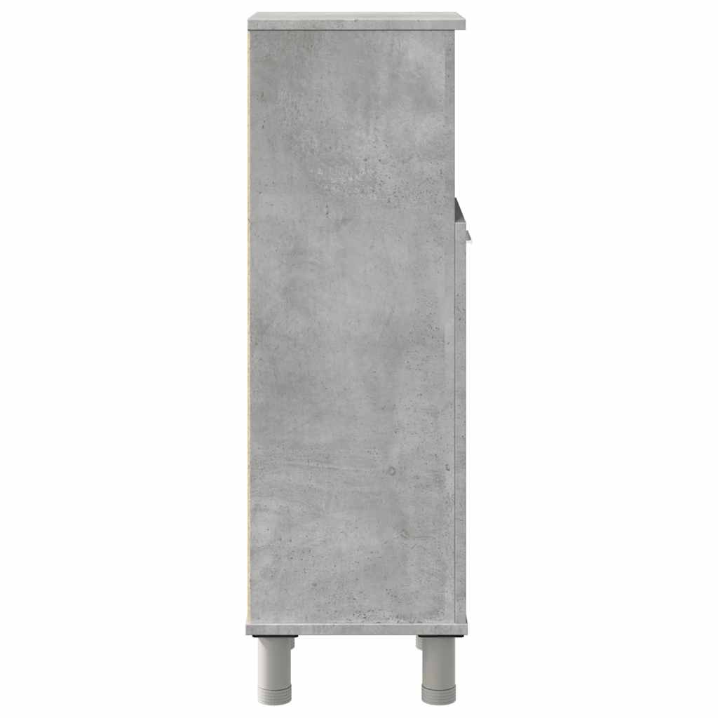 Badezimmerschrank Weiß 30x30x95 cm Holzwerkstoff