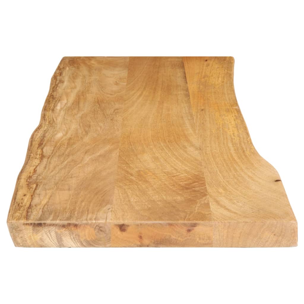 Tischplatte 40x40x2,5 cm Rechteckig Massivholz Akazie Baumkante