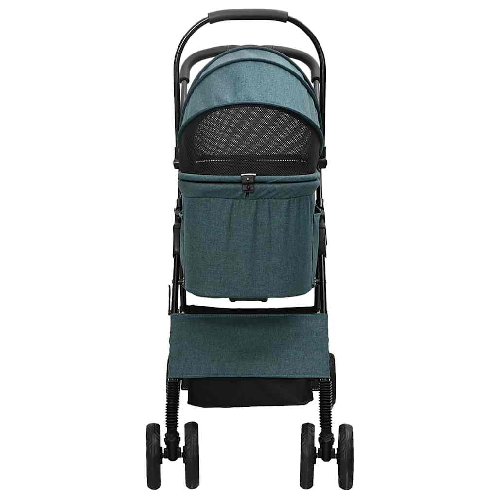 Faltbarer Haustierwagen Rosa 81 x 47 x 99 cm Polyester
