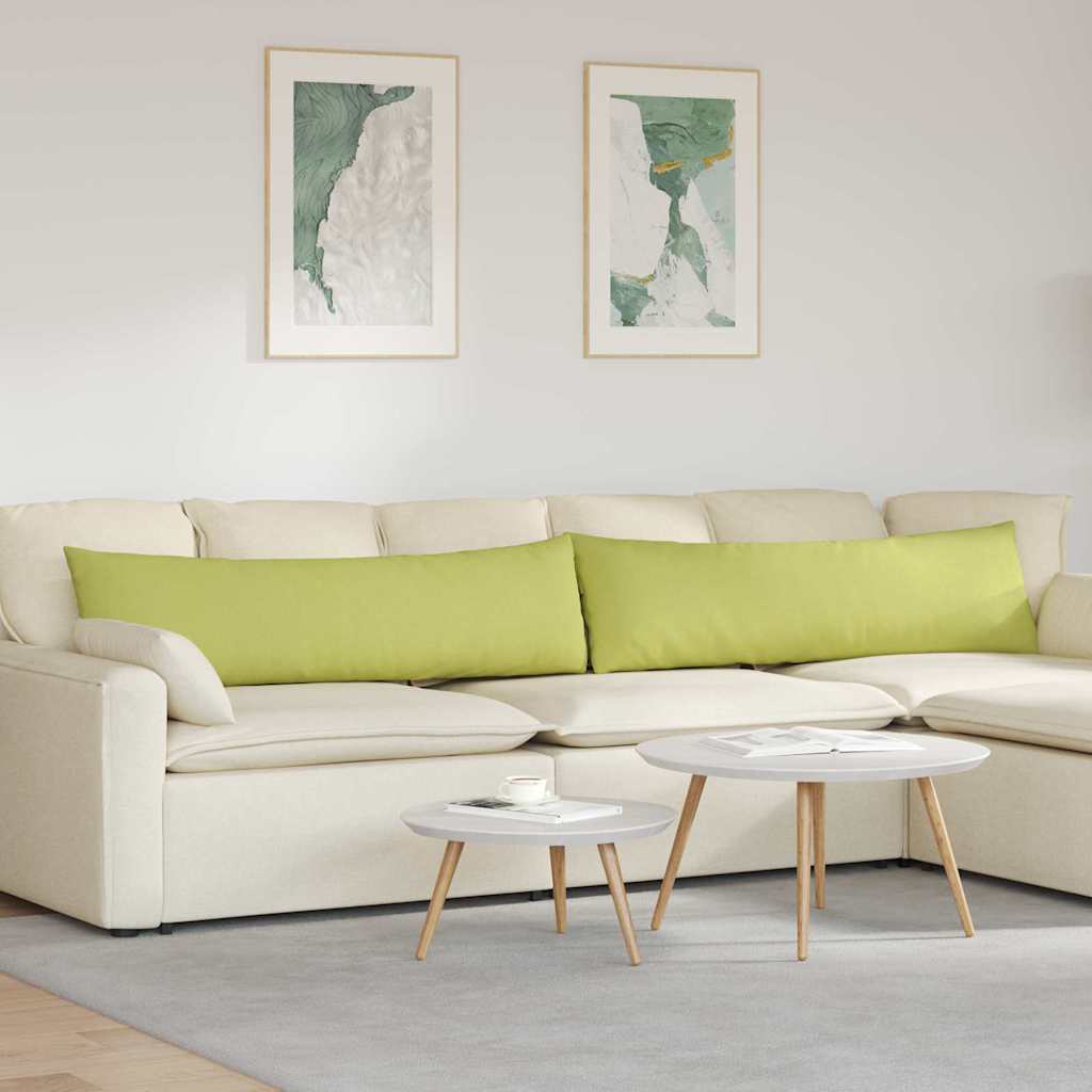 Sofakissen 2 pcs Hellgrau 50 x 30 cm Stoff