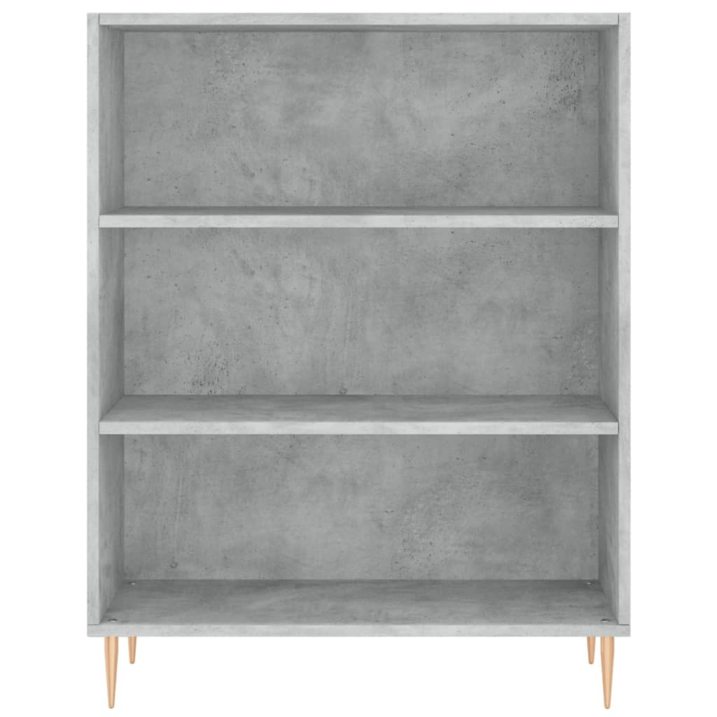 Highboard Hochglanz-Weiß 69,5x34x180 cm Holzwerkstoff