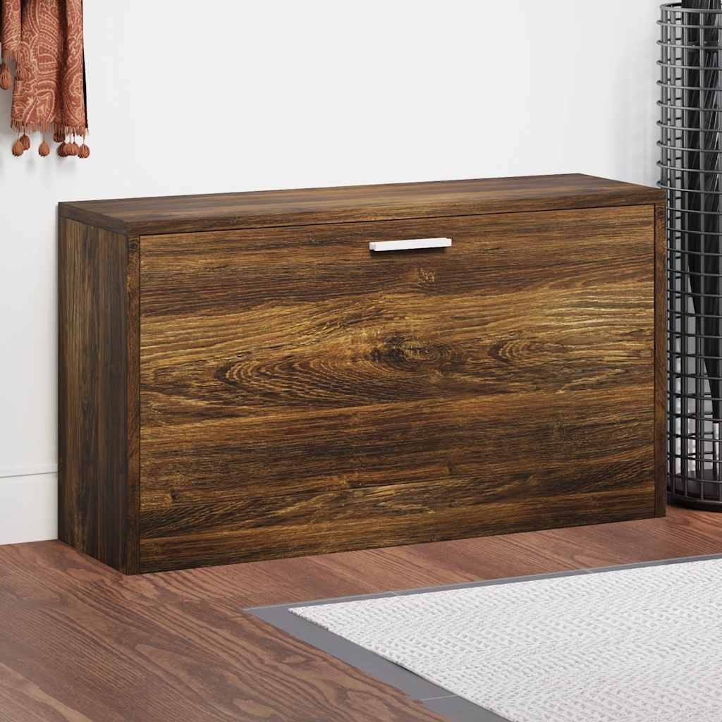 Schuhbank Eiche 80x24x45 cm