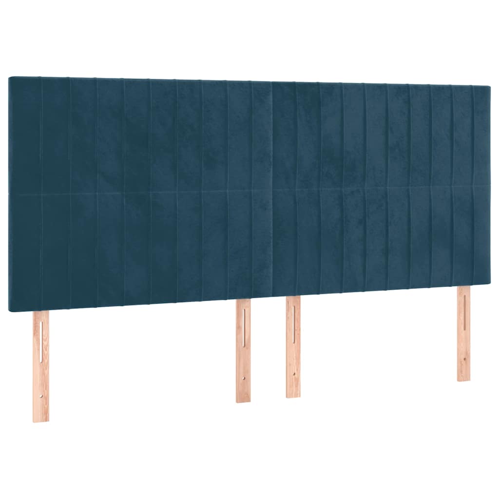 Kopfteil Hellgrau 80x5x118/128 cm Samt