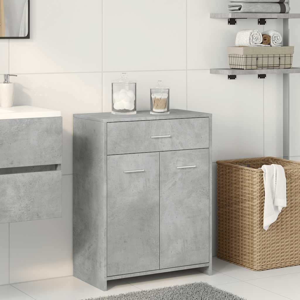 Badezimmerschrank Weiß 60x33x80 cm Holzwerkstoff