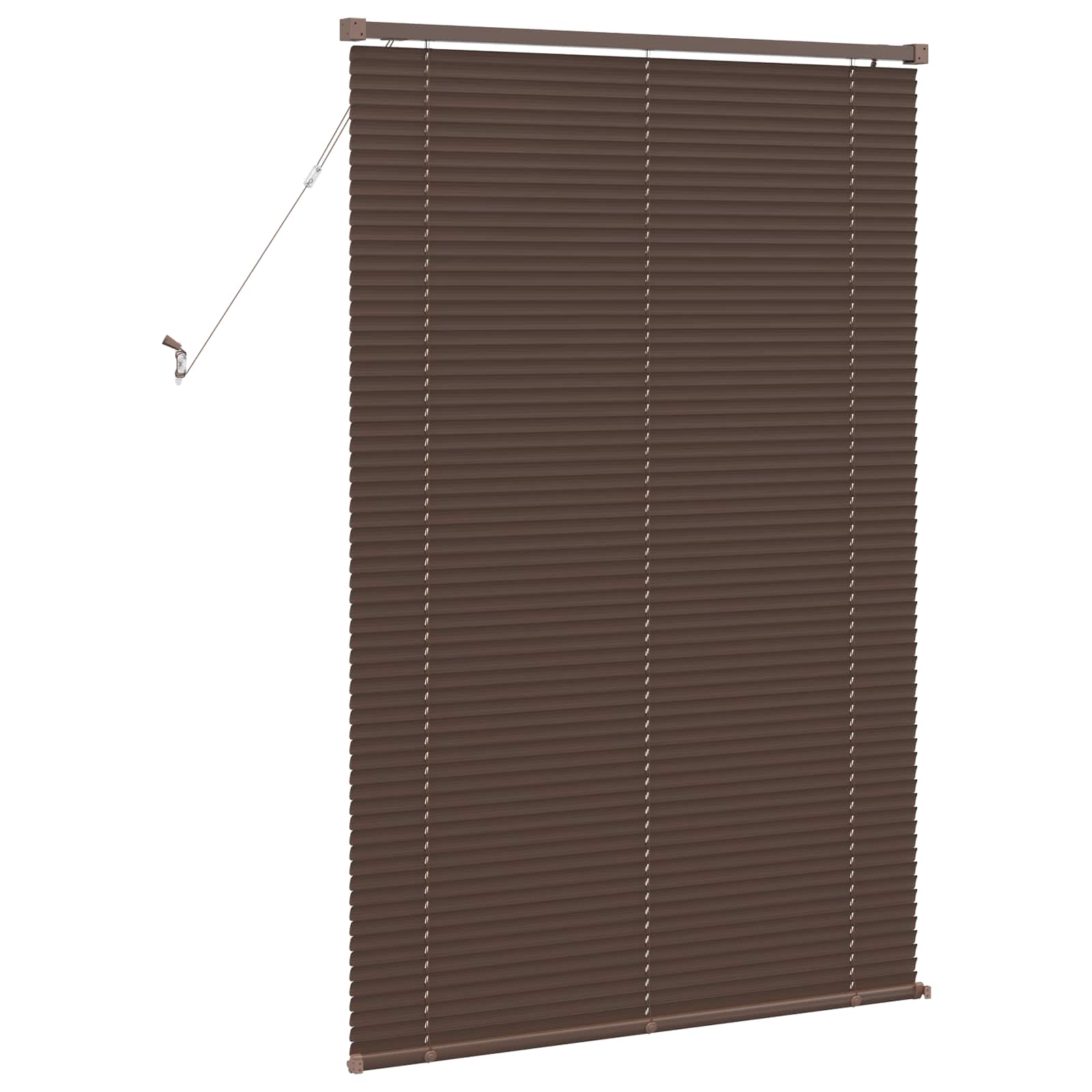 Jalousie Silber Grau 150 x 40 cm 25 mm PVC
