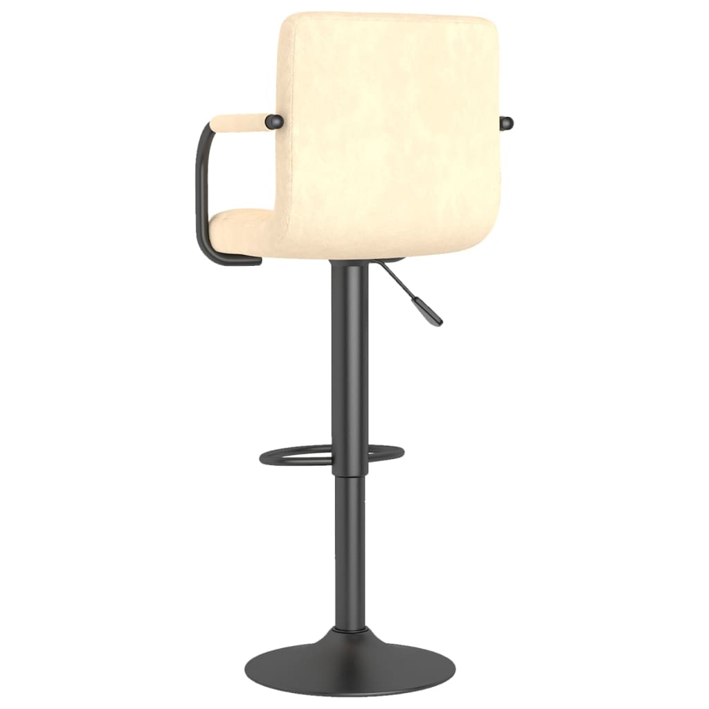 Barhocker 2 Stk. Blau Samt