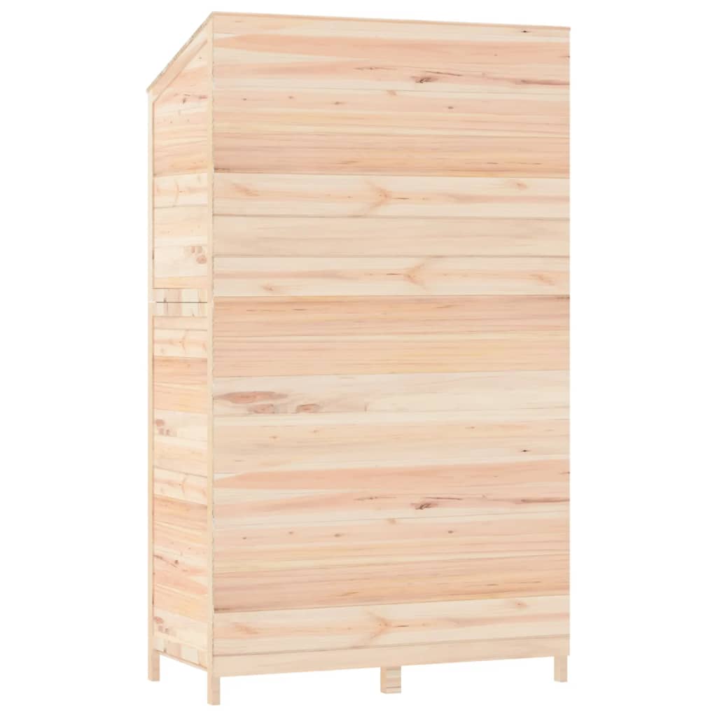 Geräteschuppen 55x52x174,5 cm Massivholz Tanne