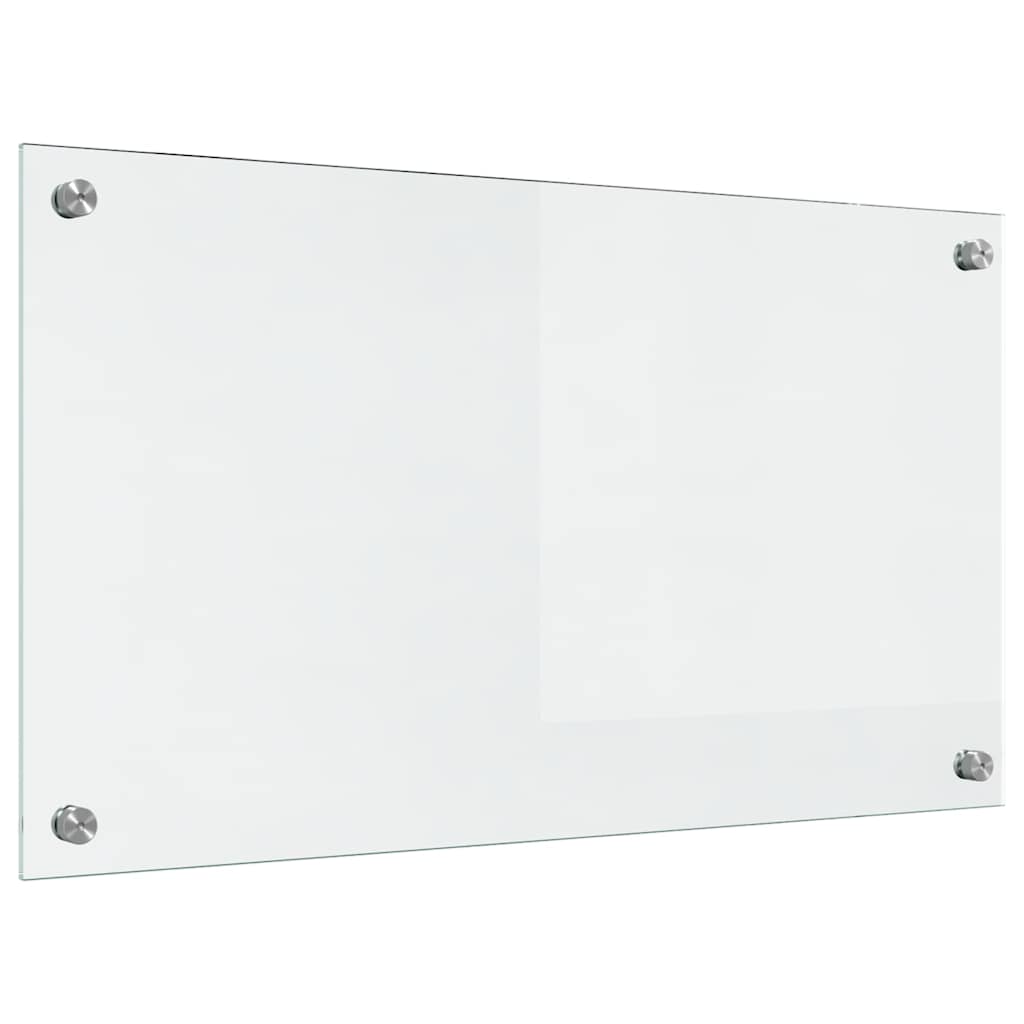 Küchenrückwand 2 pcs Weiß 70 x 40 cm Gehärtetes Glas