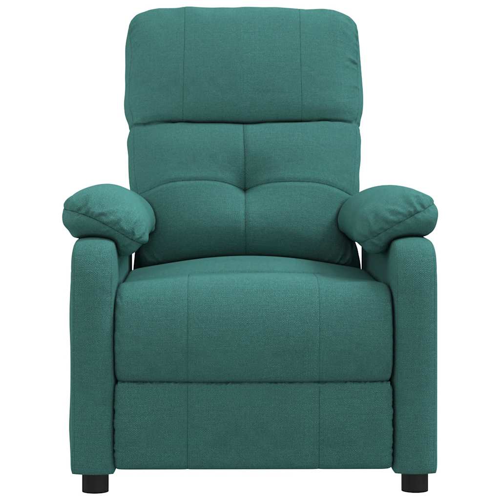 Massagesessel Hellgrau Stoff