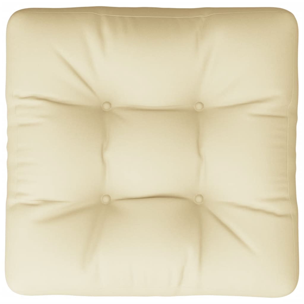 Palettenkissen Taupe 60x61,5x10 cm Stoff
