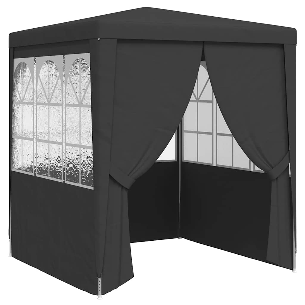 Party-Zelt Rot 200 x 200 x 240 cm PE und Stahl