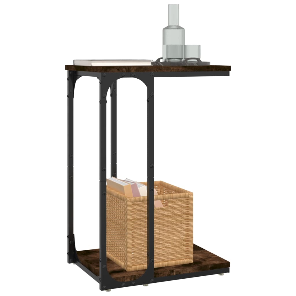 Beistelltisch Schwarz 50x35x52 cm Holzwerkstoff