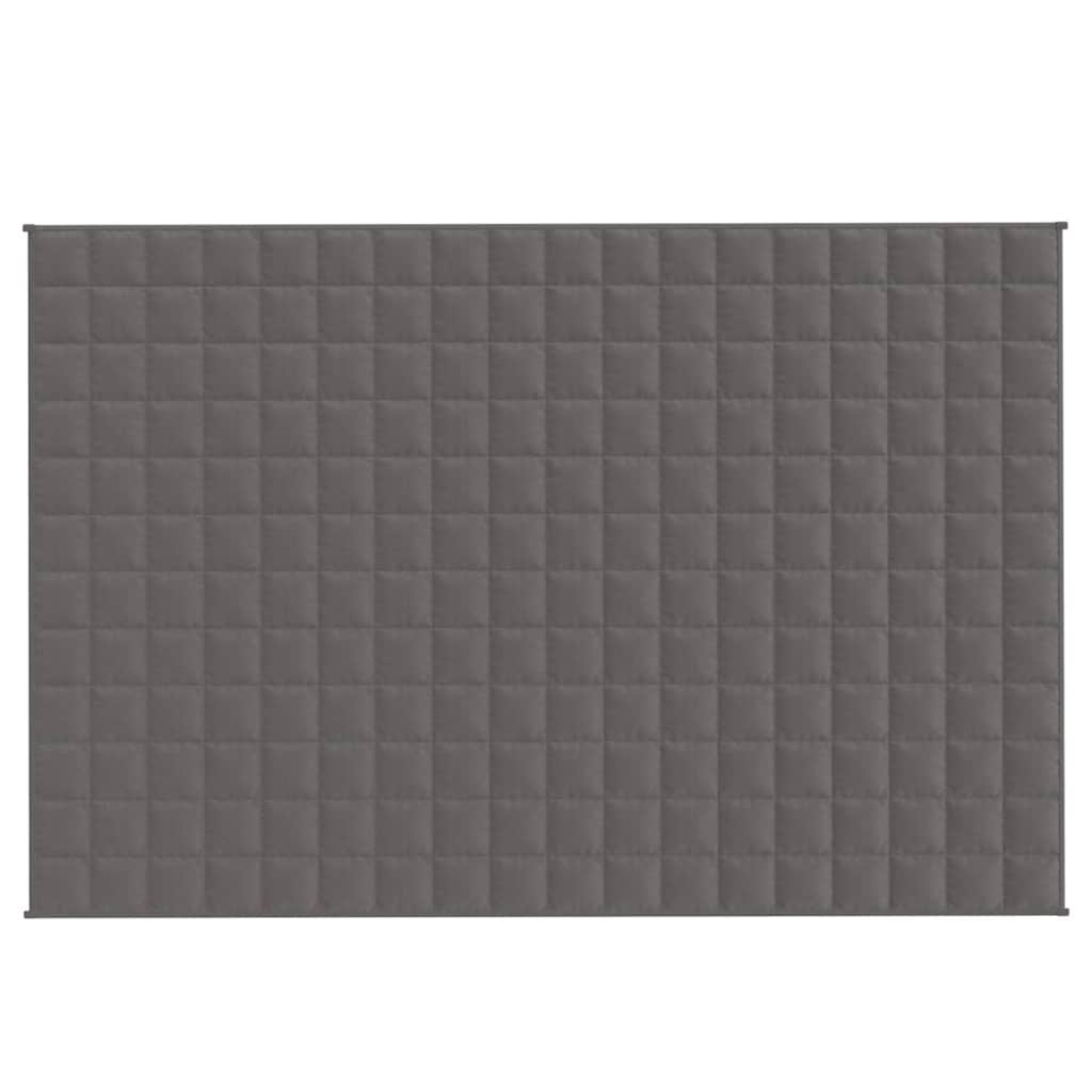 Gewichtsdecke Grau 122x183 cm 5 kg Stoff