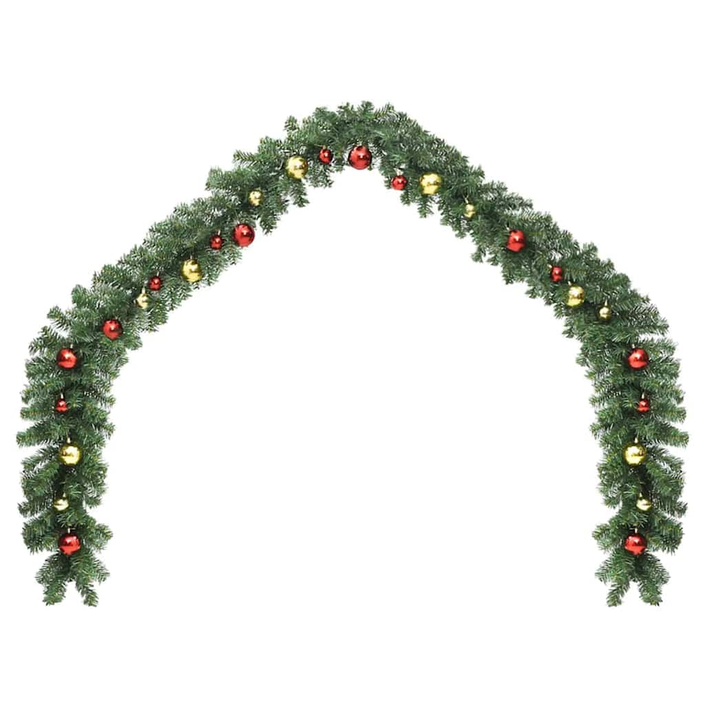 Weihnachtsgirlande mit LED-Leuchten 5 m