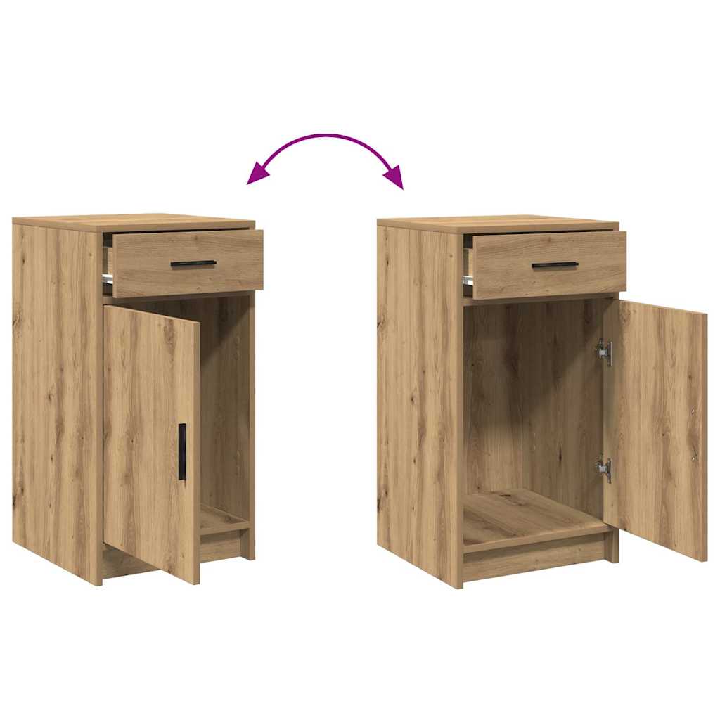 Schminktisch mit Tür 2 pcs Weiß 50 x 41 x 135 cm Holzwerkstoff