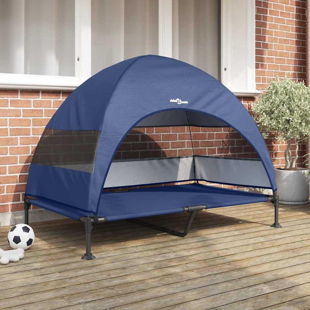 Hochgelegtes Hundebett Hellgrau 127 x 81 x 108 cm