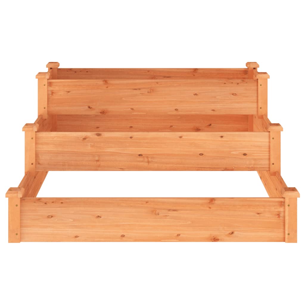 Hochbeet 120x120x56 cm Massivholz Tanne