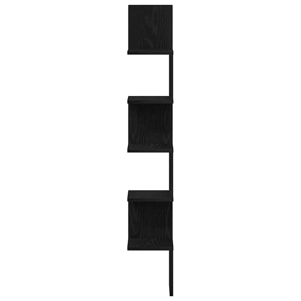 Wand-Eckregal Weiß 20x20x127,5 cm Holzwerkstoff