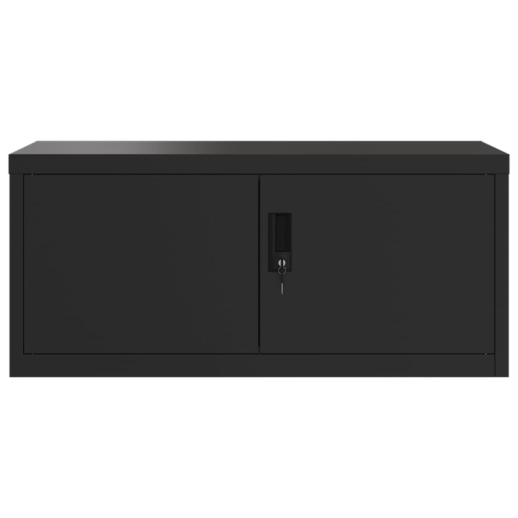 Aktenschrank Weiß 90x40x110 cm Stahl