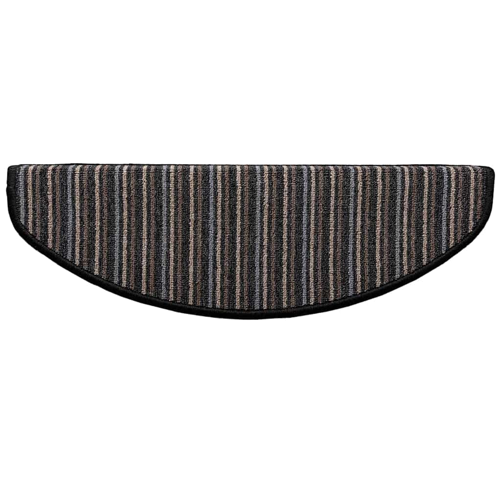 Selbstklebende Treppenschoner 15 pcs Anthrazit 56 x 17 x 3 cm