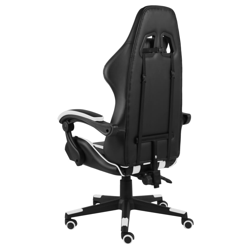 Gaming-Stuhl Schwarz und Blau Kunstleder