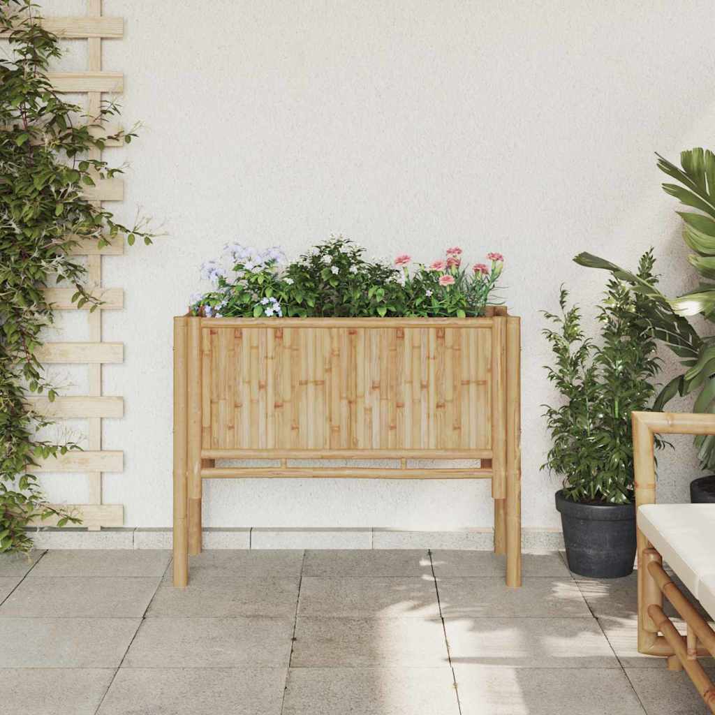 Hochbeet Braun 70 x 35 x 70 cm Bambus