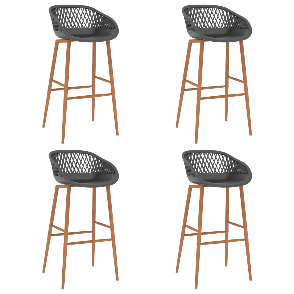 7-tlg. Bar-Set Weiß und Schwarz