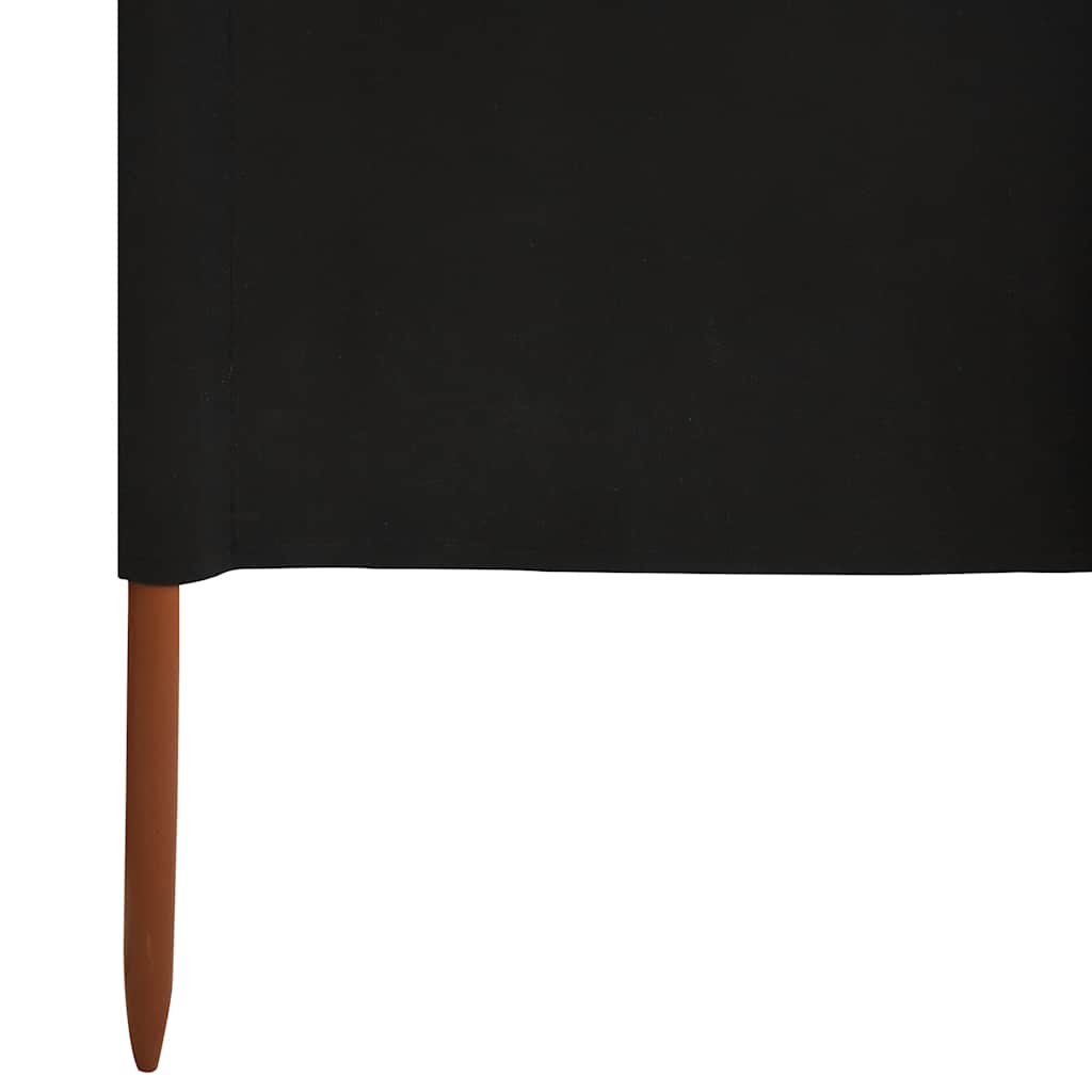 3-teiliges Windschutzgewebe 400 x 120 cm Weiß