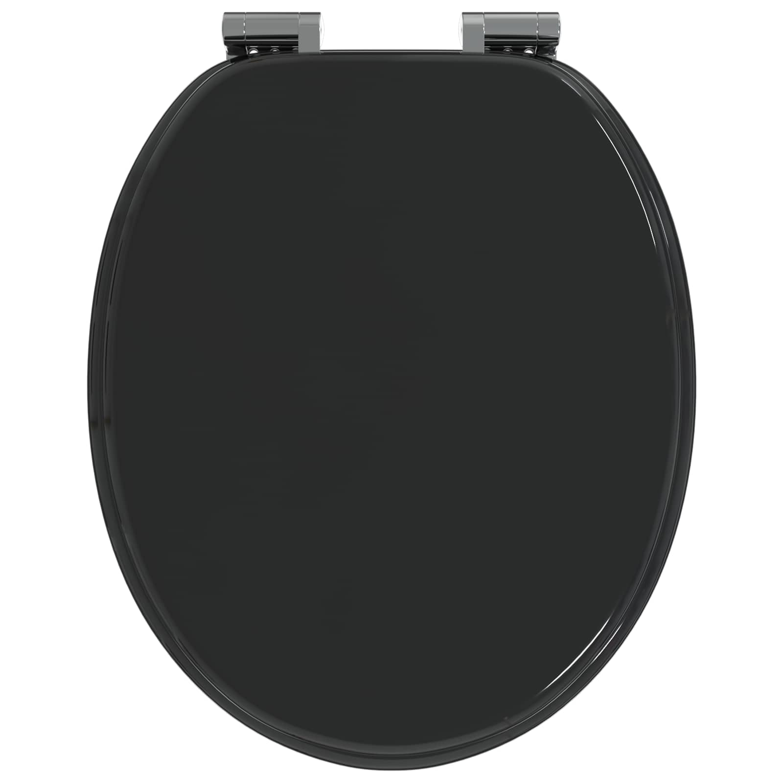 Toilettensitz MDF Deckel Schlichtes Design Weiß
