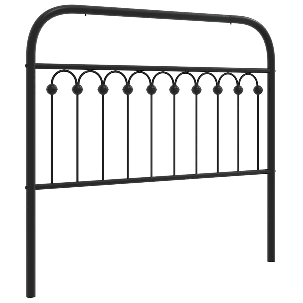 Ersatz-Kopfteil Metall Schwarz 75 cm