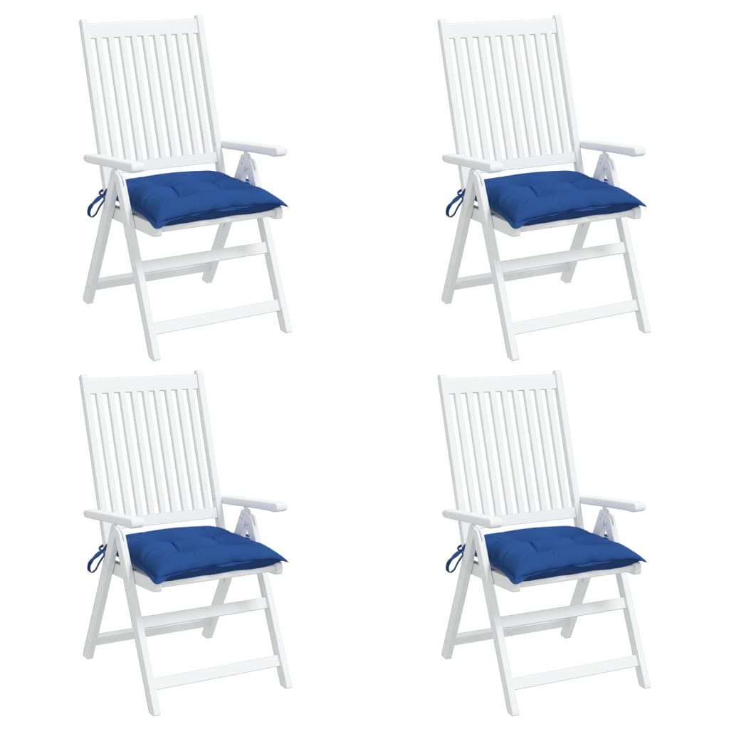 Stuhlkissen 4 Stk. Hellblau 40x40x7 cm Oxford-Gewebe