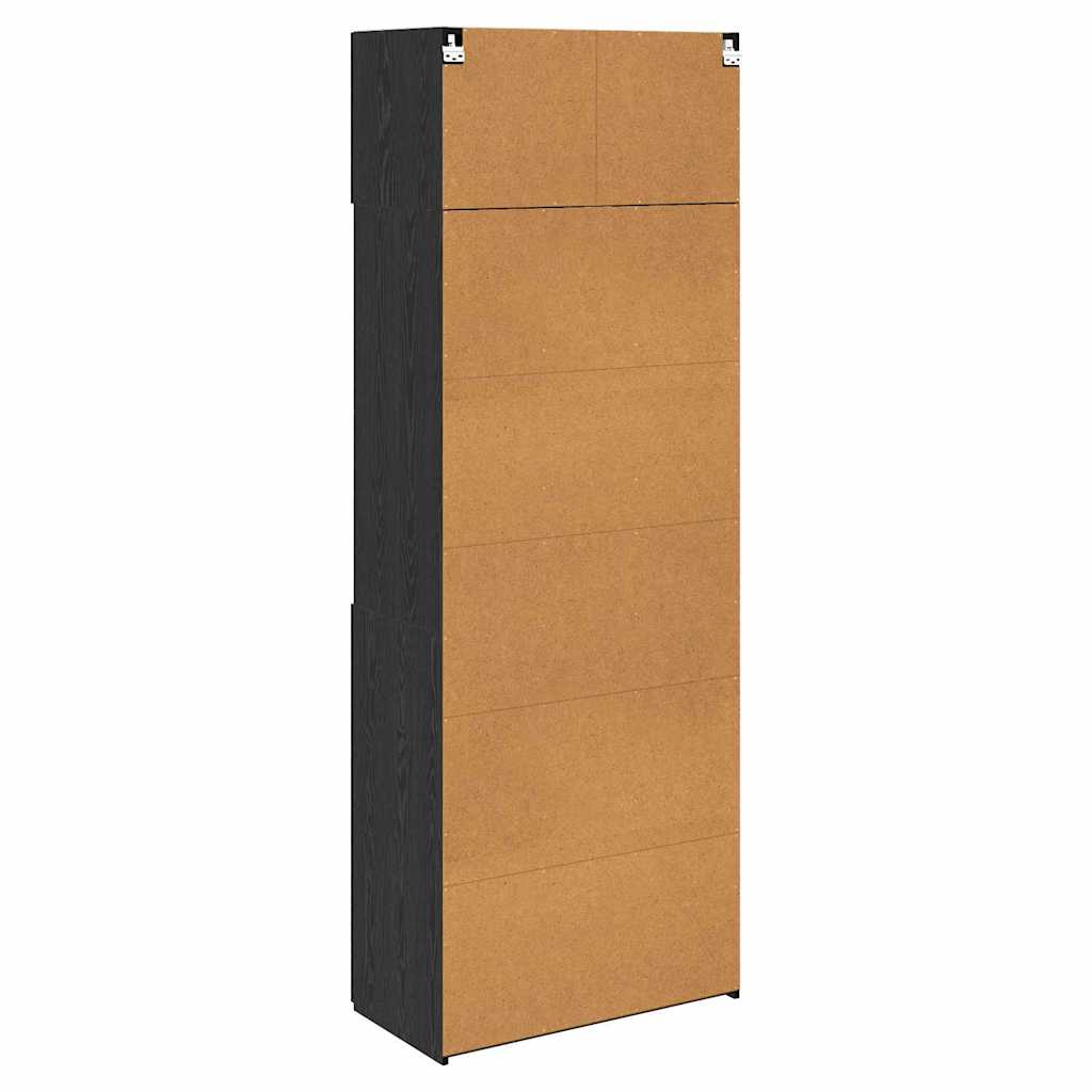 Aufbewahrungsschrank Altholz 80 x 42,5 x 225 cm Holzwerkstoff