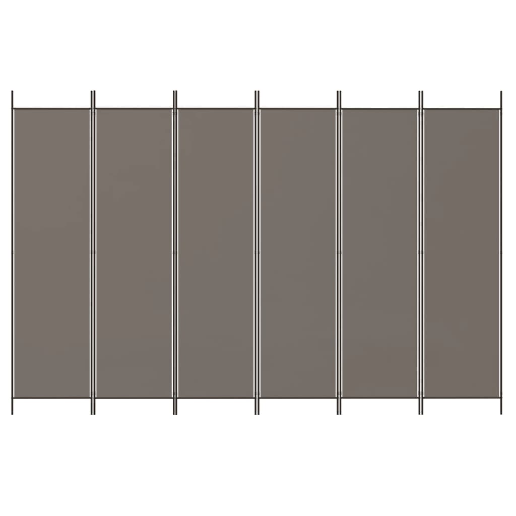 3-teiliger Raumteiler Beige 150 x 220 cm Stoff