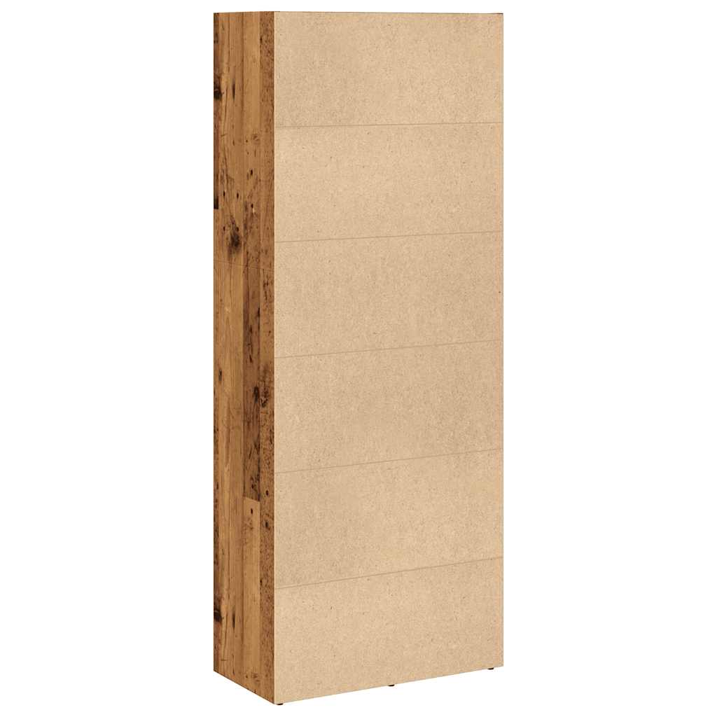 Bücherregal Weiß 80x30x189 cm Holzwerkstoff