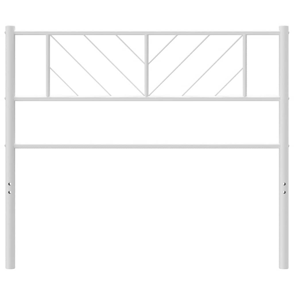 Ersatz-Kopfteil Metall Schwarz 100 cm