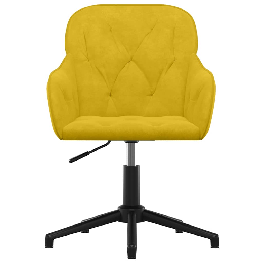 Bürostuhl Drehbar Blau Samt