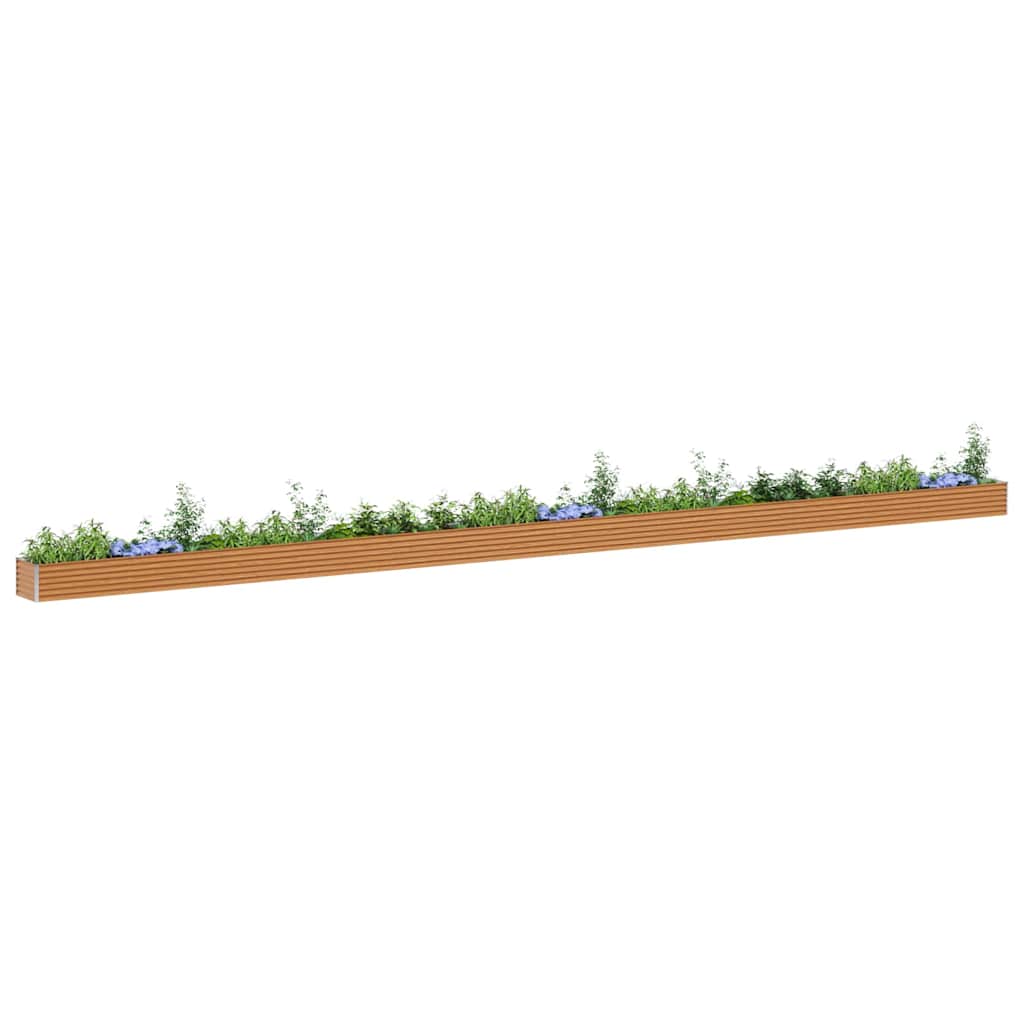 Garten-Hochbeet 100 x 50 x 36 cm Cortenstahl