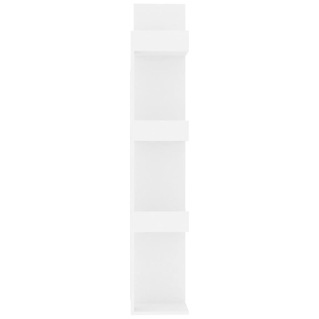 Bücherregal Weiß 86x25,5x140 cm Holzwerkstoff