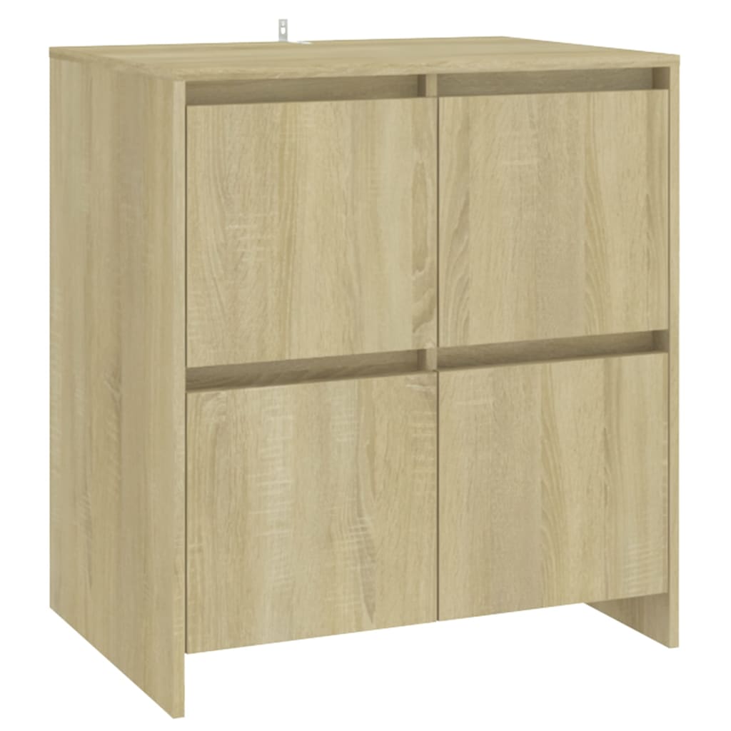2-tlg. Sideboard Weiß Holzwerkstoff