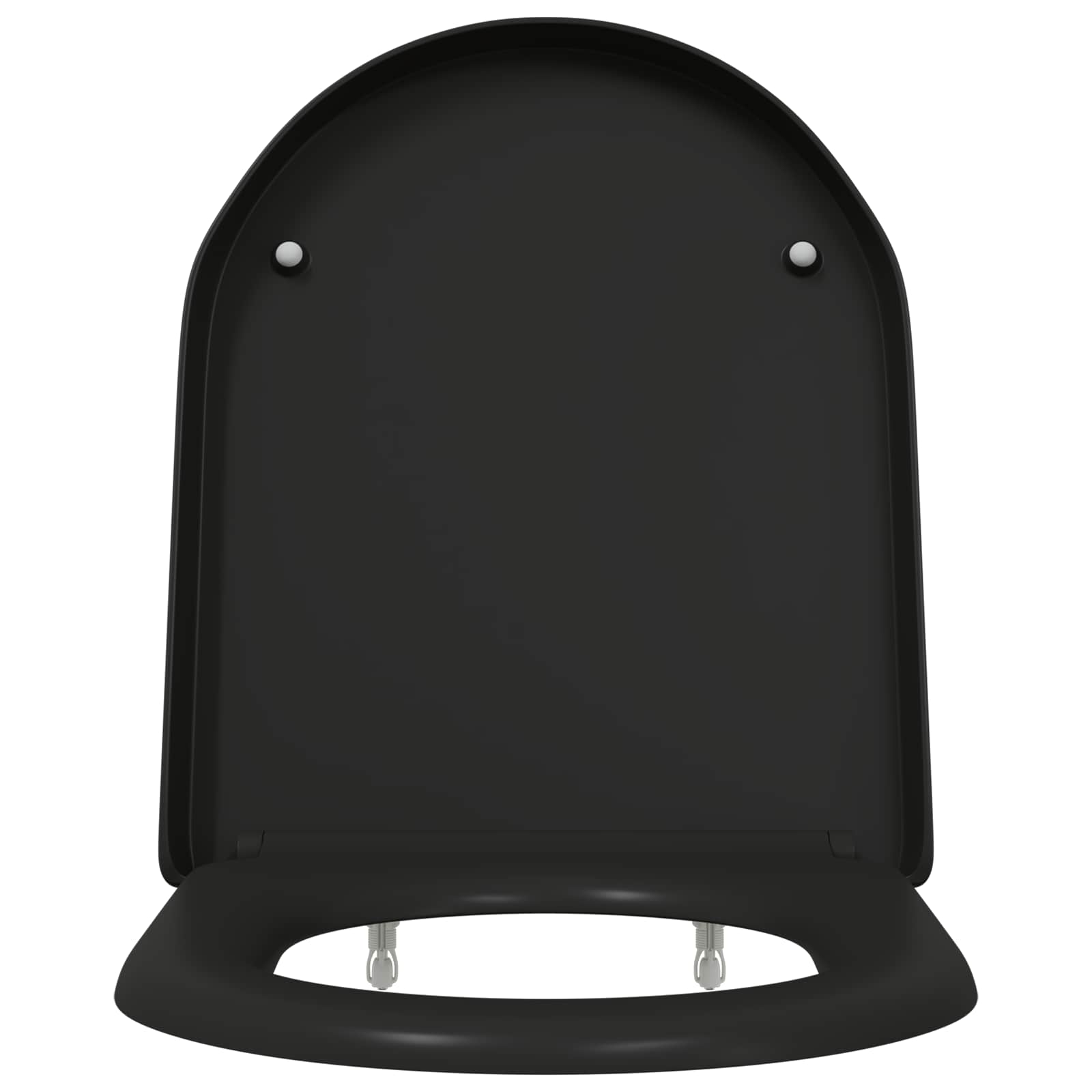 Toilettensitz Anthrazit 49 x 36 x 4 cm Duroplast