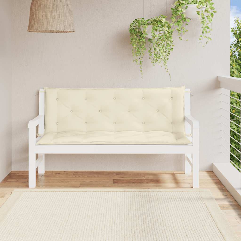 Gartenbank-Auflage Anthrazit 100x(50+50)x7 cm Oxford-Gewebe