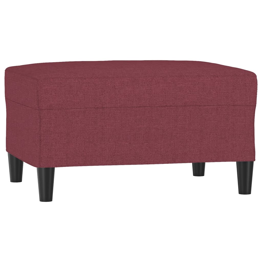 Fußhocker Hellgrau 60x50x41 cm Stoff
