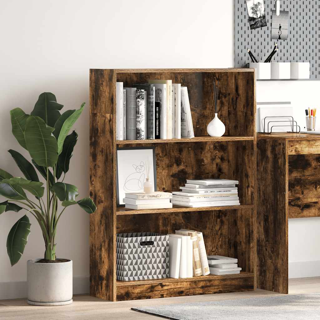 Bücherregal Weiß 40x24x75 cm Holzwerkstoff