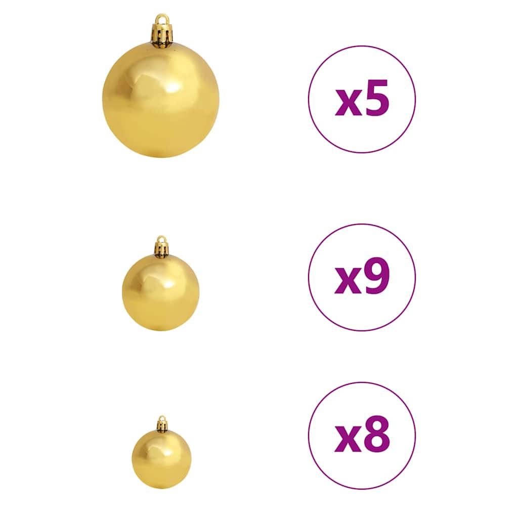 Künstlicher Weihnachtsbaum mit 150 LEDs mit Ständer Weiß 120 cm