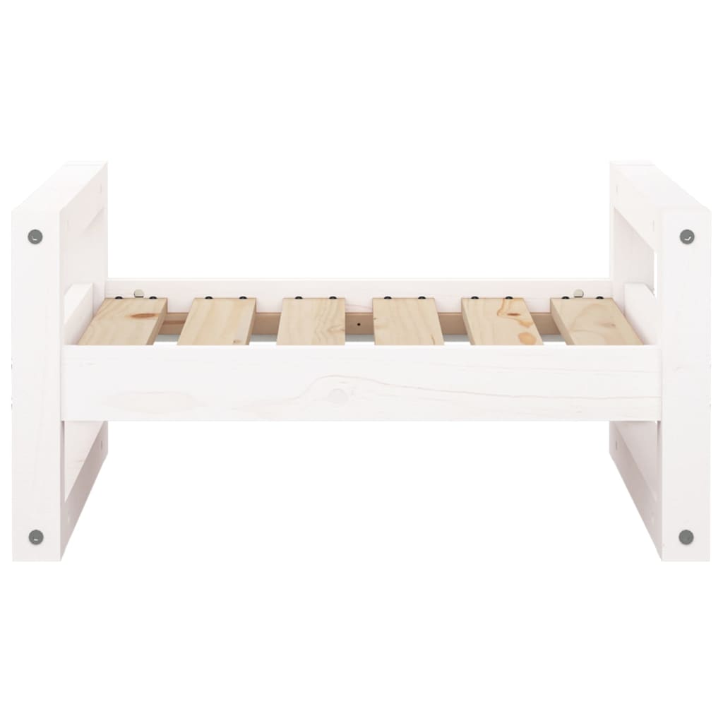 Hundebett 55,5x45,5x28 cm Massivholz Kiefer