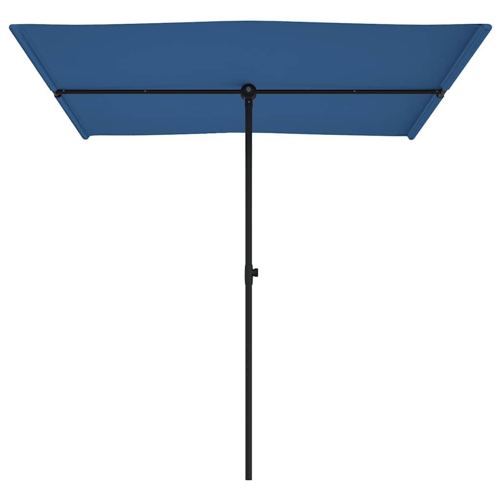 Sonnenschirm mit Aluminium-Mast 180x110 cm Bordeauxrot